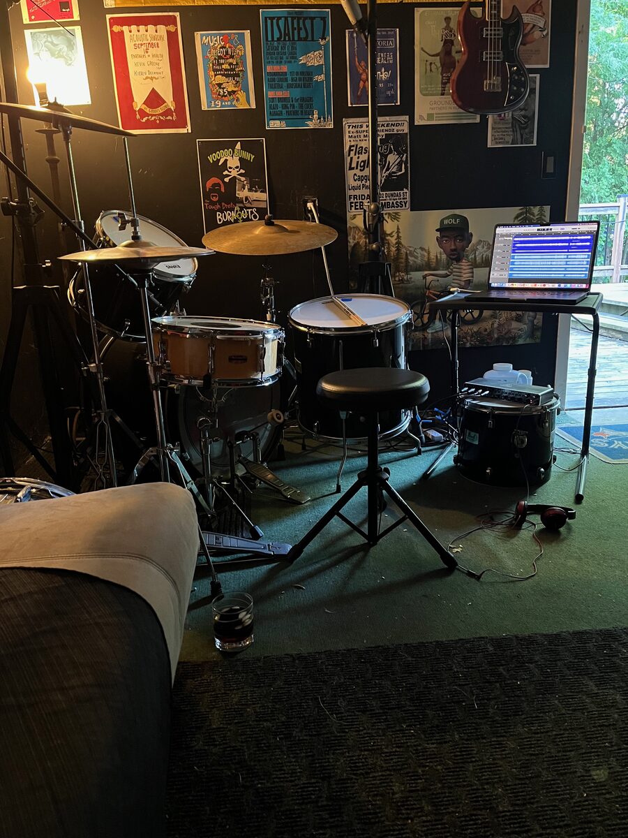 Drum kit setup